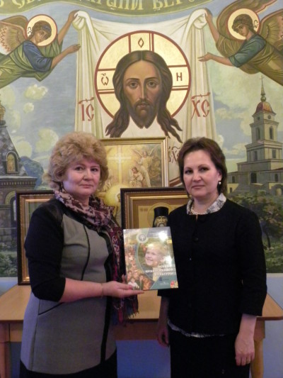 Встреча благочинного Воткинского округа протоиерея Валерия Белокрылова с депутатом Первомайского района Наговициной Марией Ивановной и начальником образования Епишкиной Ольгой Авенировной.